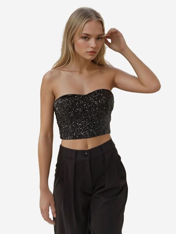 Hiccup - Top em preto: frente