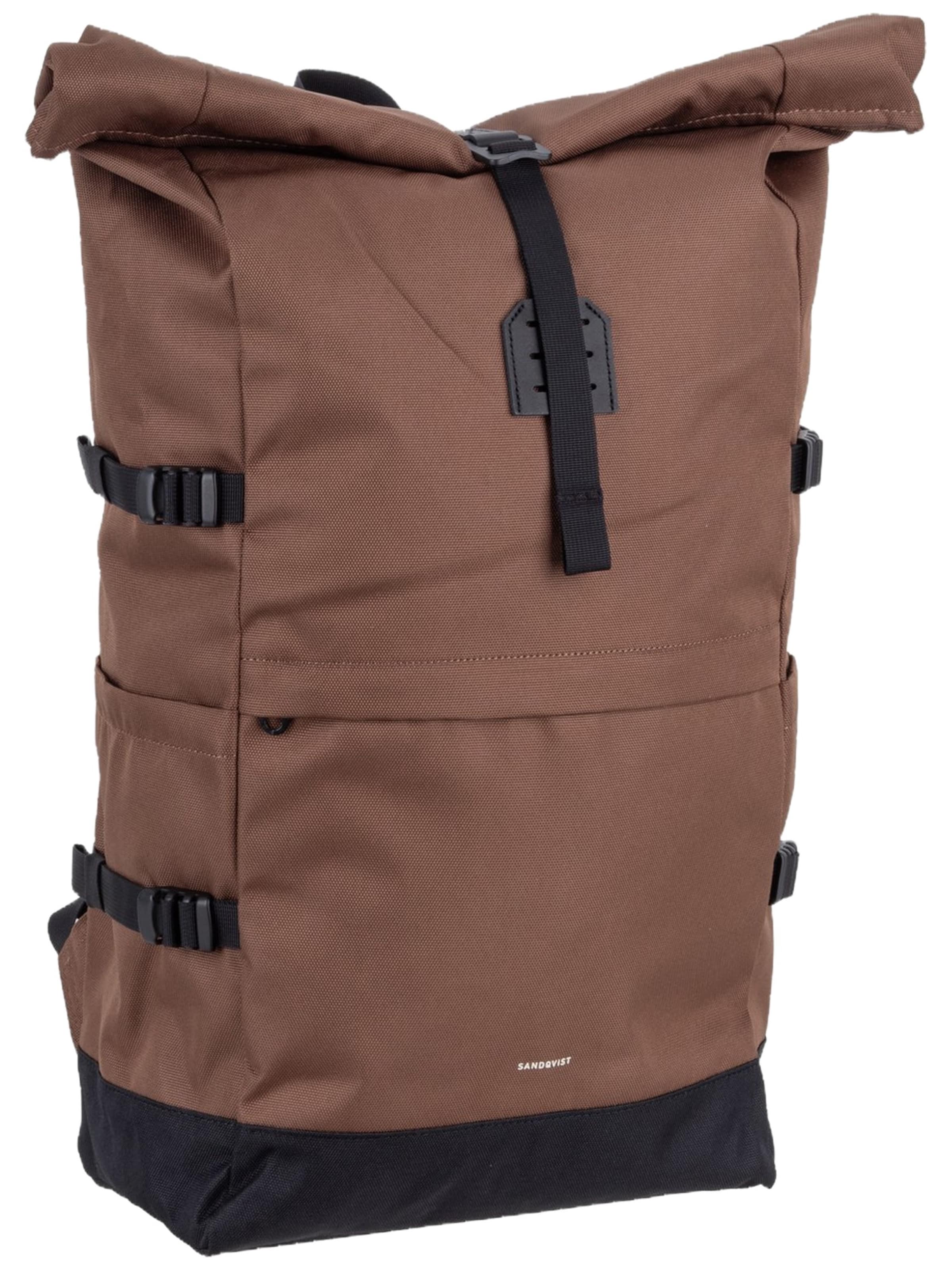 SANDQVIST Backpack in Brown: front