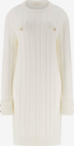 GUESS Knitted dress in White: front