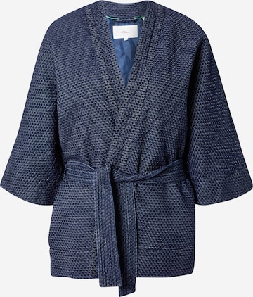 s.Oliver Kimono in Blauw: voorkant