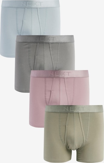 Next Bokserishortsit värissä vaaleansininen / tummanharmaa / khaki / eosiini, Tuotenäkymä