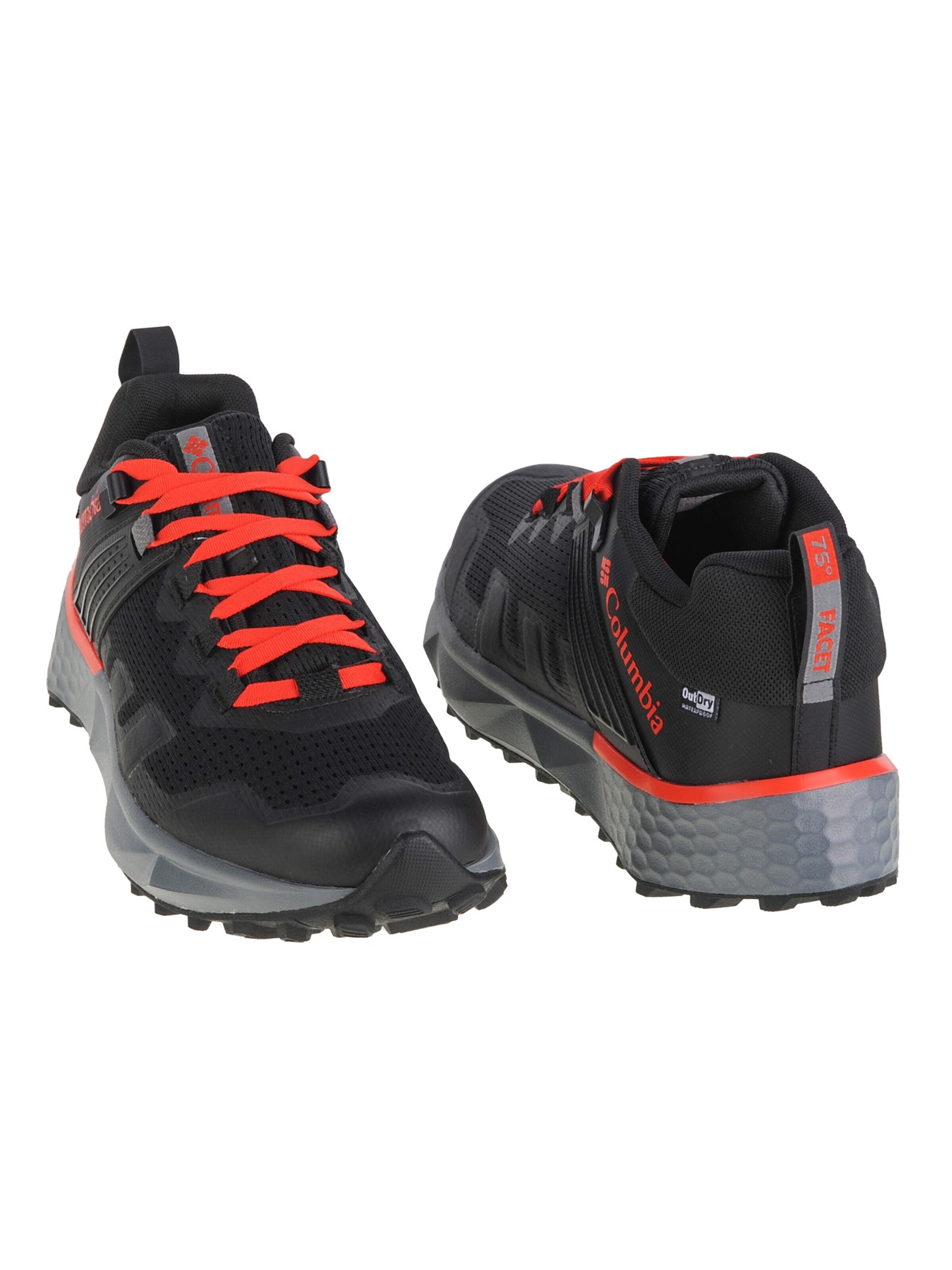 COLUMBIA Lage schoen 'Facet 75 OutDry' in Zwart