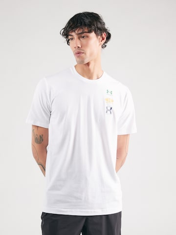 Tricou funcțional de la UNDER ARMOUR pe alb