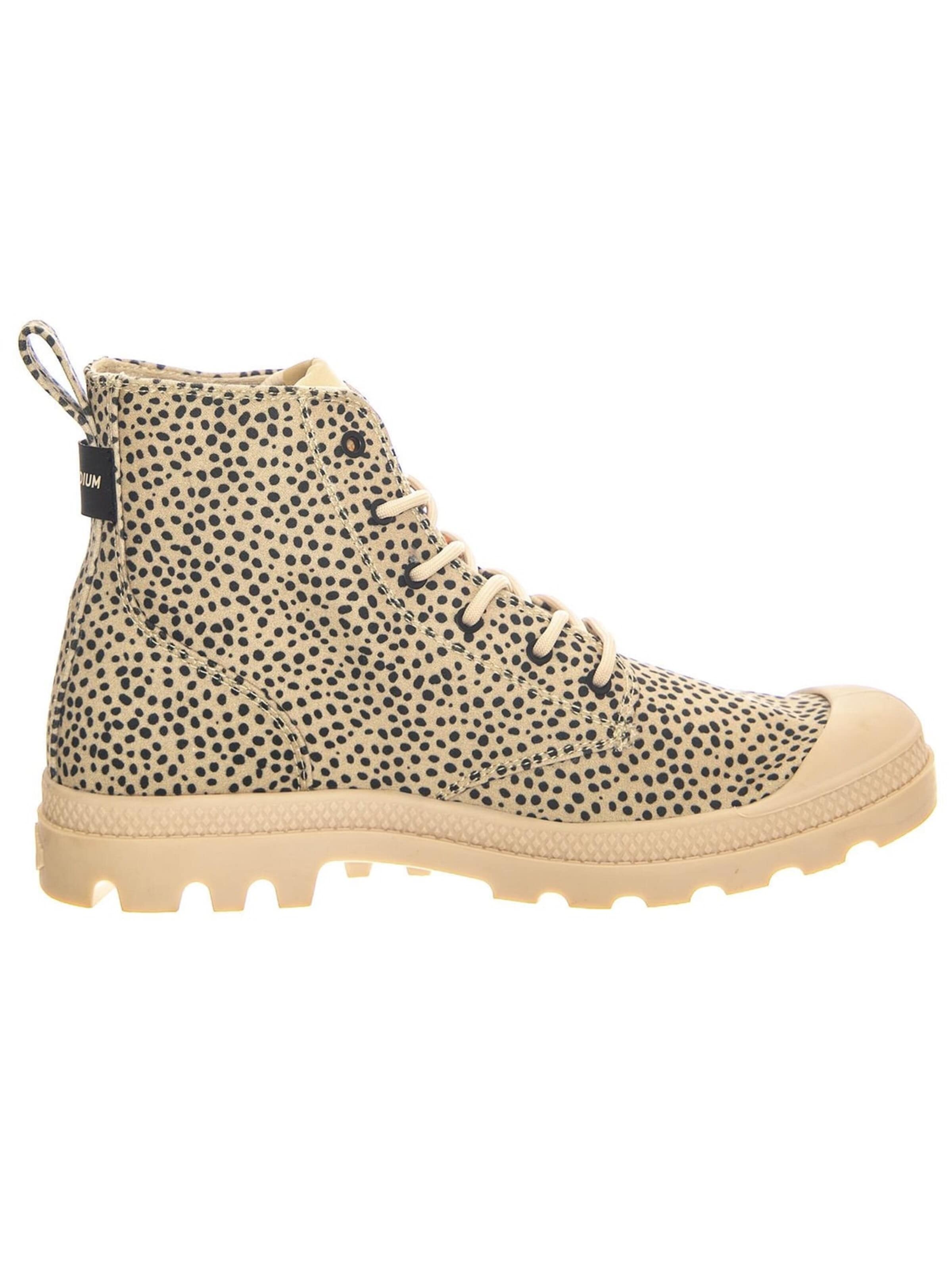 Bottes 'Pampa Hi Safari Sand Print' Palladium en marron