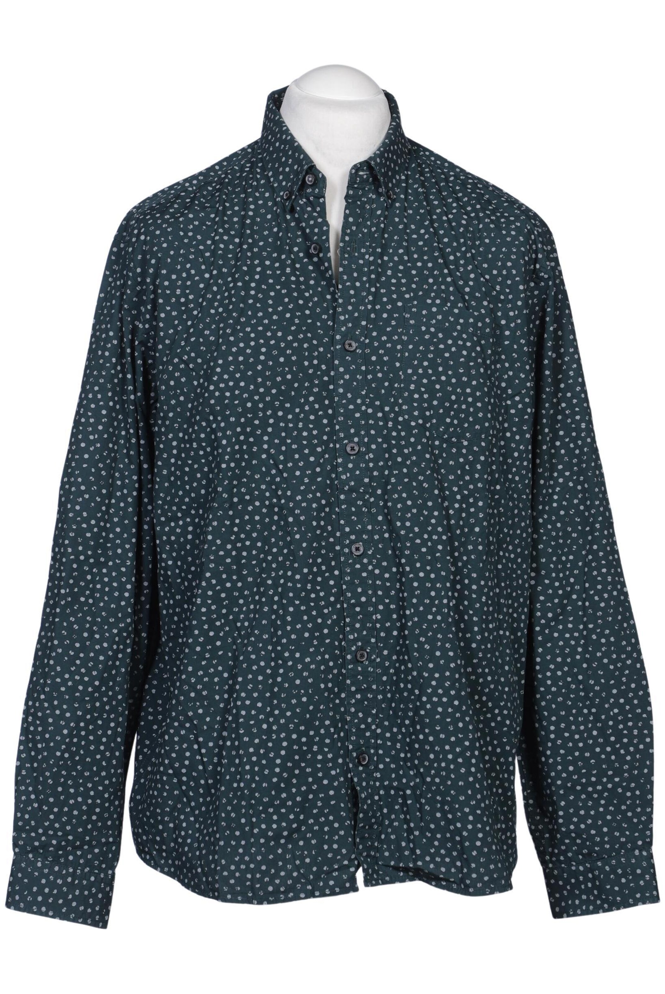 s.Oliver Button Up Shirt in XL in Green: front