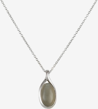 Carolin Stone Kette in grün / silber, Produktansicht