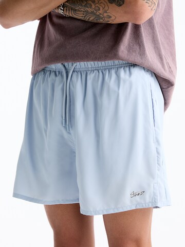 Pull&Bear Zwemshorts in Blauw