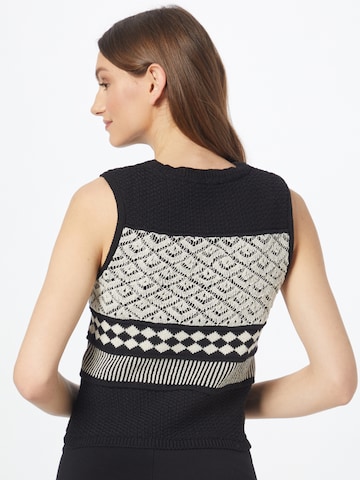 Tops en tricot Dorothy Perkins en noir