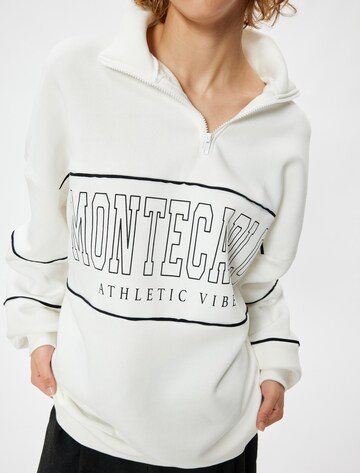 Koton Sweatshirt in Weiß