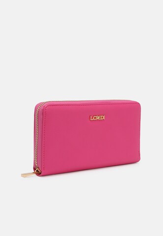 L.CREDI Portemonnaie 'Filippa' in Pink