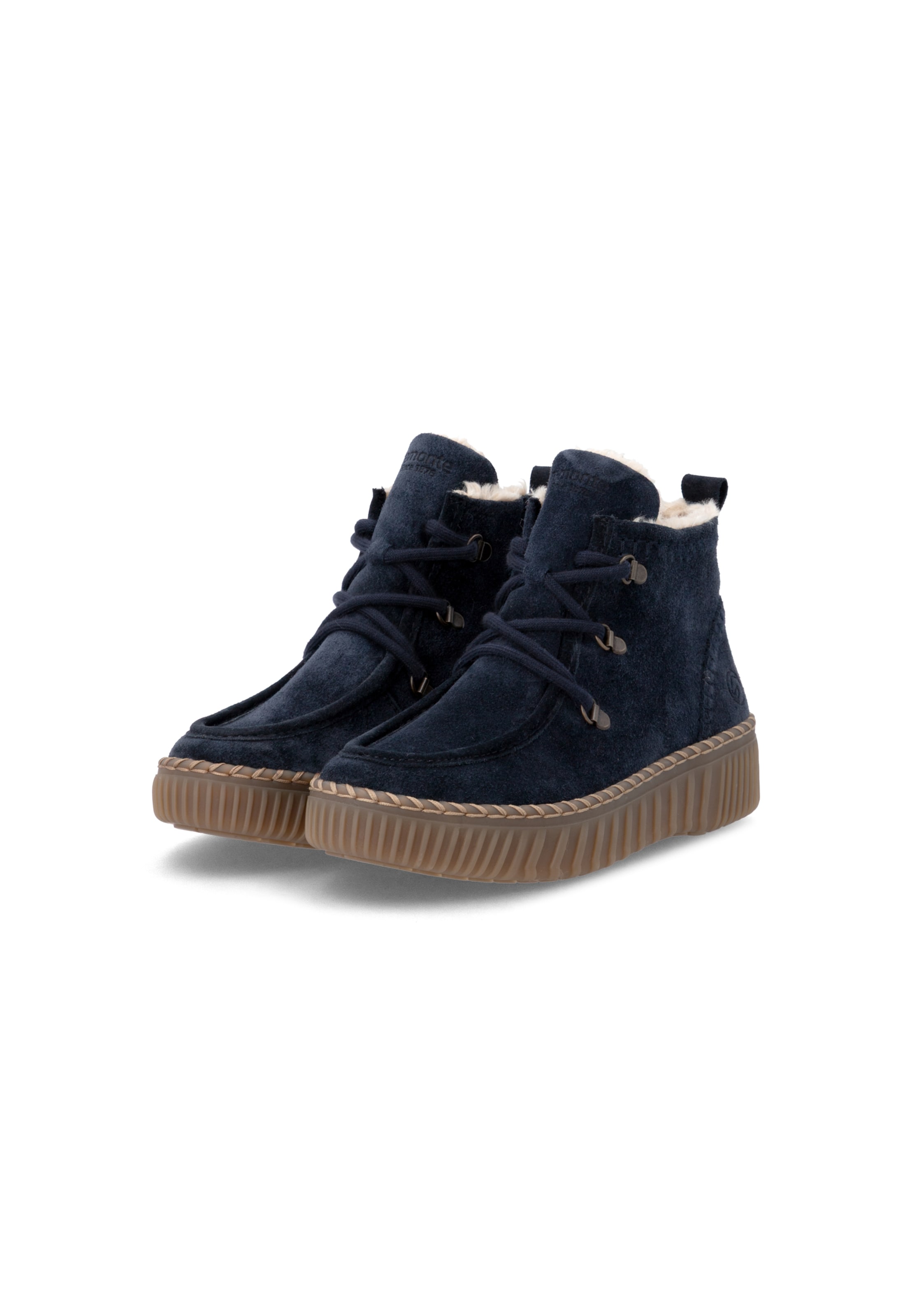 Bottines à lacets ' D4A72 ' REMONTE en bleu