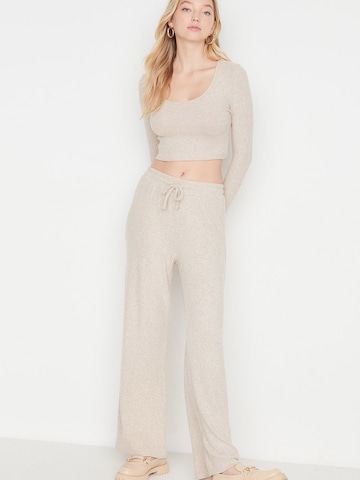 Trendyol Shirt in Beige: front