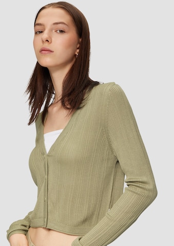 QS Gebreid vest in Groen
