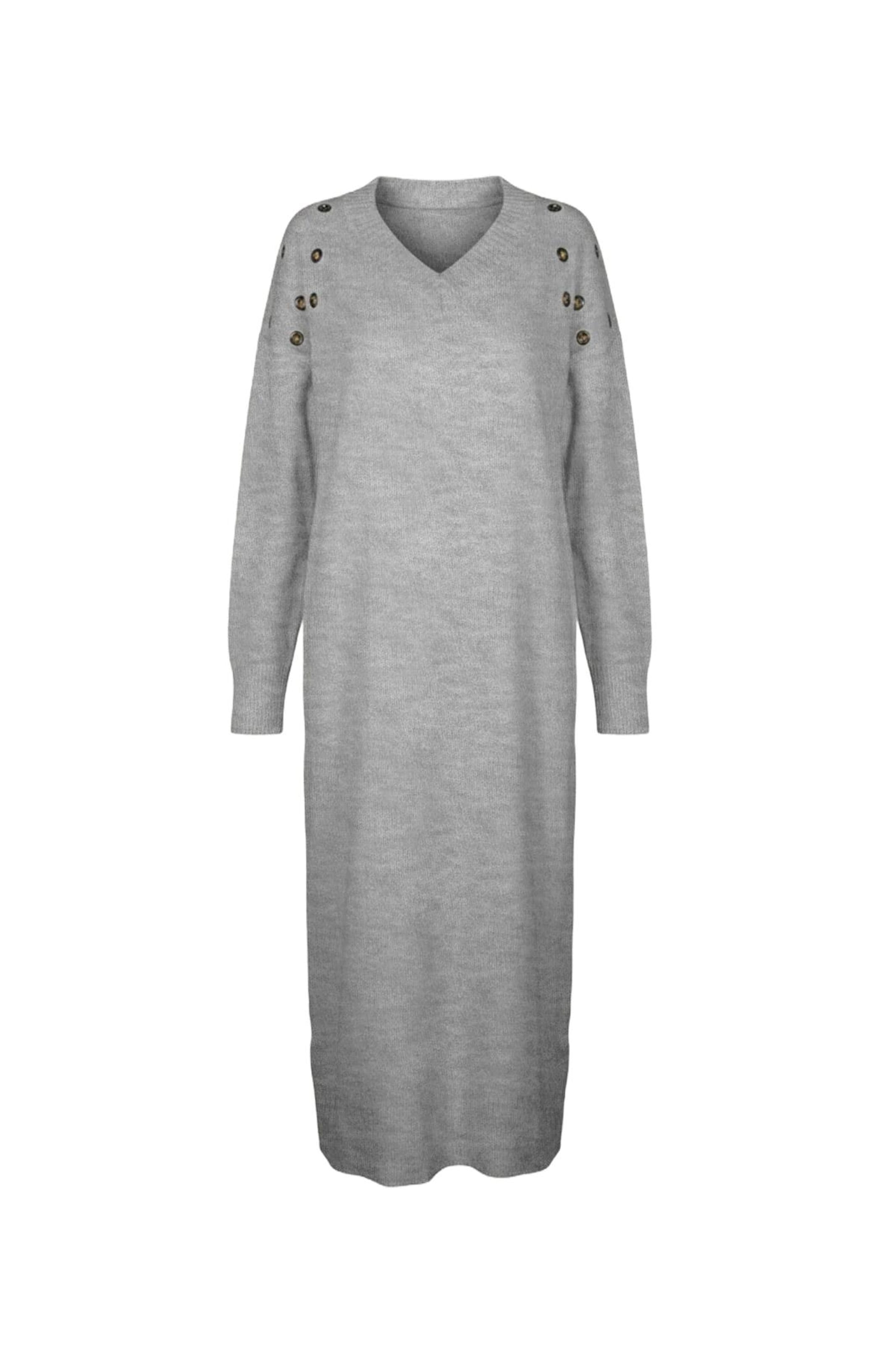Shape Of You Kleid in XL in grau, Produktansicht