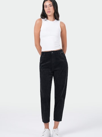 M.O.D MIRACLE OF DENIM Tapered Chino trousers in Black: front