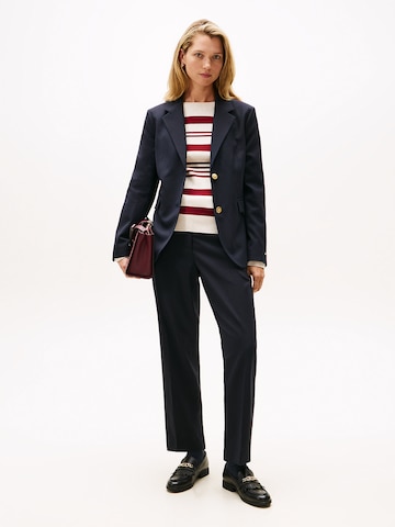 Coupe slim Pantalon à plis TOMMY HILFIGER en bleu