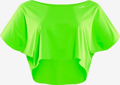 Winshape T-shirt fonctionnel 'DT104' en vert fluo / blanc, Vue avec produit