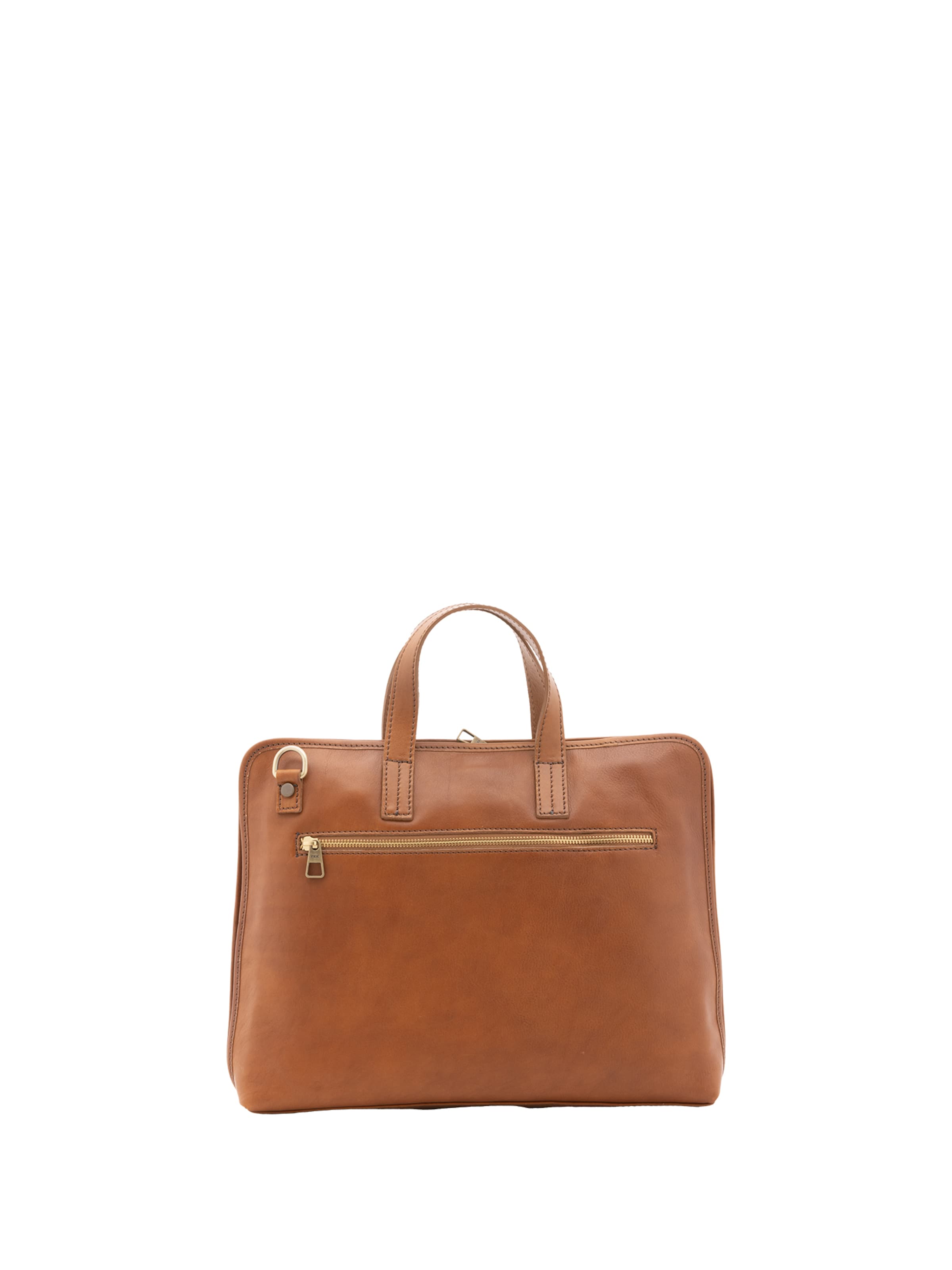 Viola Castellani Document Bag in Brown: front