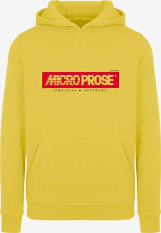Sweat-shirt 'SEVENSQUARED ' F4NT4STIC en jaune : devant