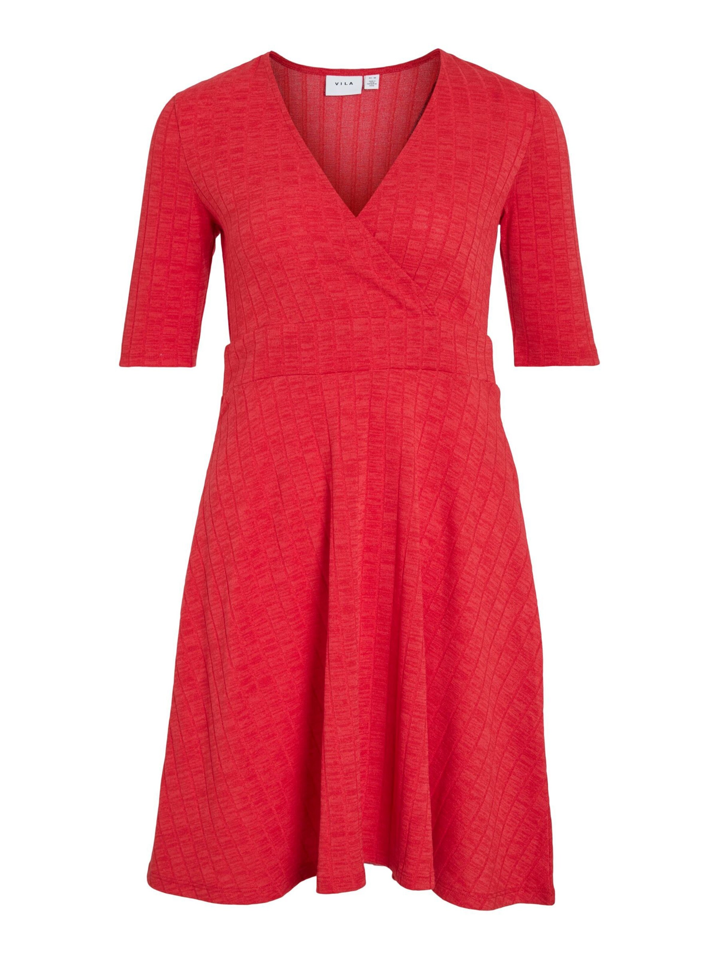 VILA Kjole 'VIMilja' i rød: forside