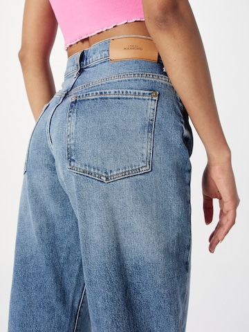 7 for all mankind Wide Leg Jeans 'TESS' in Blau