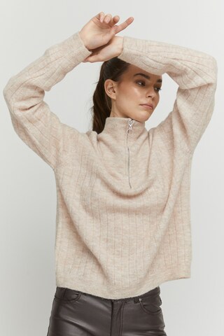 b.young Sweater 'MARTINE' in Beige: front