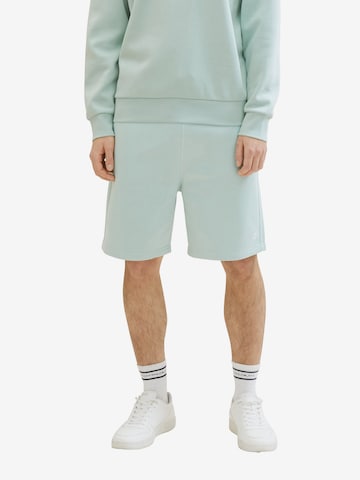 TOM TAILOR DENIM Loosefit Shorts in Blau: predná strana