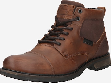 BULLBOXER Lace-Up Boots in Brown: front