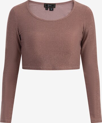 faina Top in Roze: voorkant