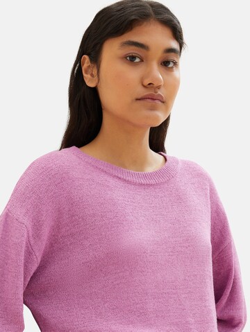 Pull-over TOM TAILOR DENIM en rose