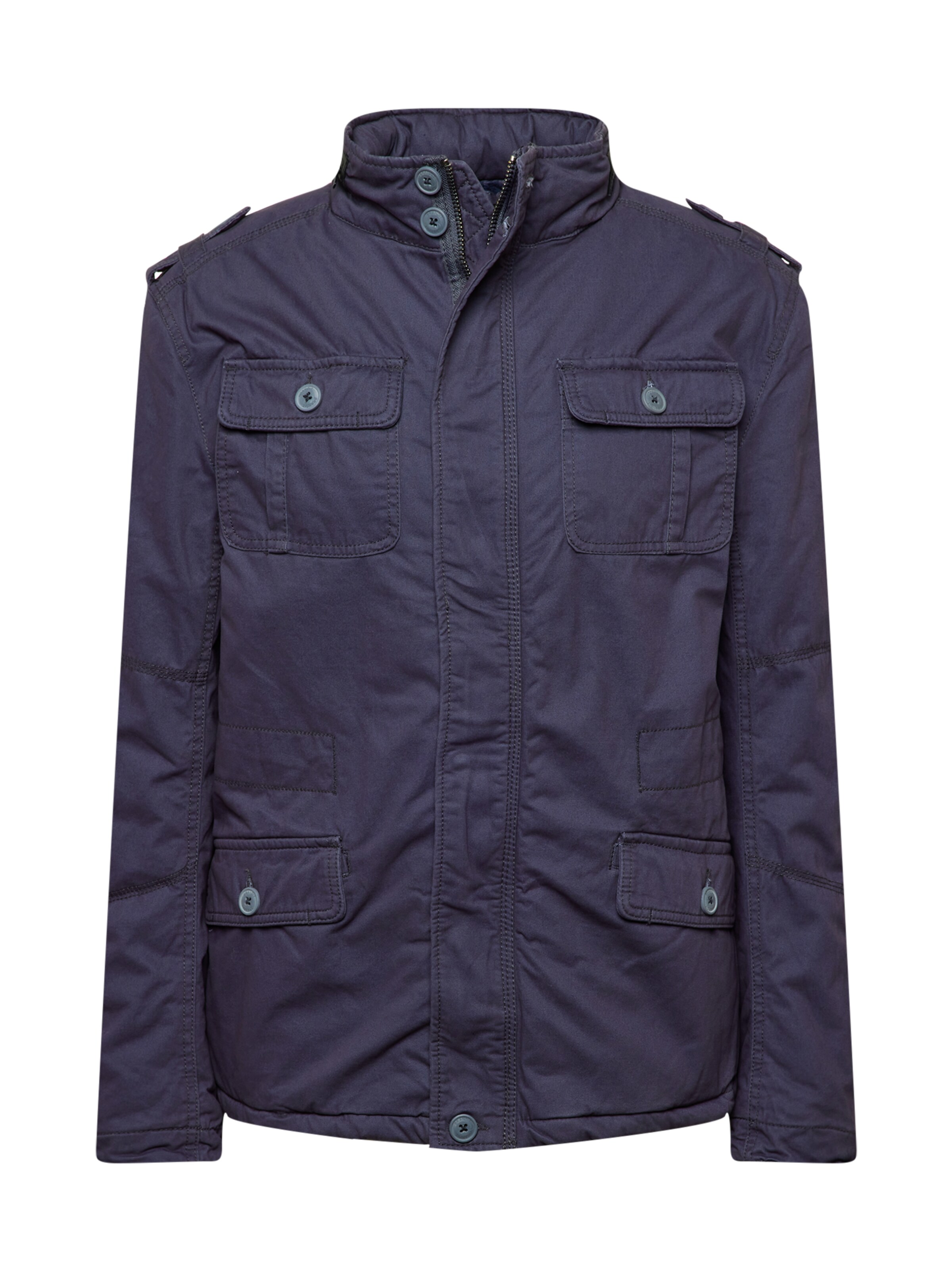 Brandit Jacke 'Britannia' in Blau: Vorderseite