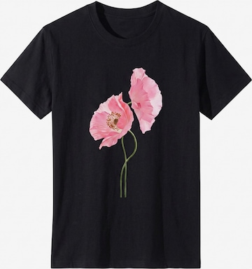 T-shirt 'Short Sleeve' LapaPlus en noir : devant