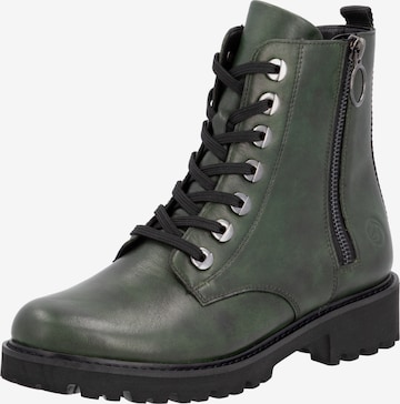 Bottines à lacets REMONTE en vert : devant