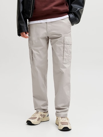 JACK & JONES Regular Hose 'Jpstkane Frank' in Grau: Vorderseite