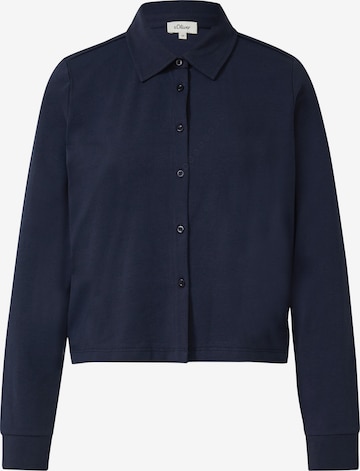 s.Oliver Bluse in Blau: Vorderseite