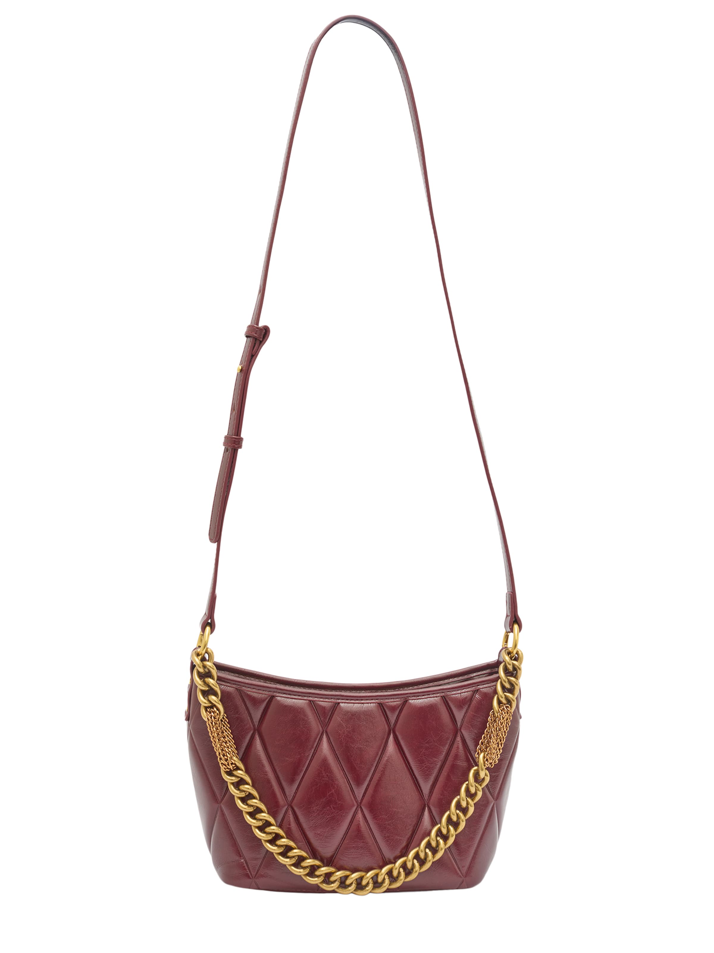 Borsa a spalla di NALì in rosso: frontale