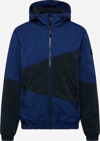 Ragwear Between-Season Jacket 'TANER' in Blue: front