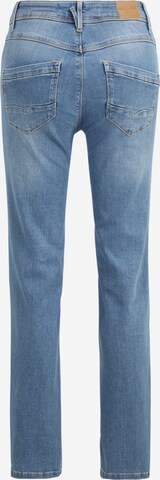 PULZ Jeans גזרת סלים ג'ינס 'EMMA' בכחול