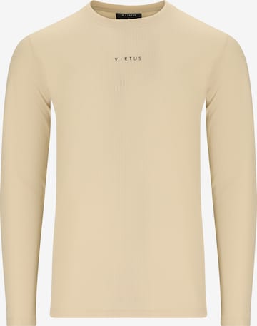 Virtus Langarmshirt 'Dalkota' in Beige: Vorderseite
