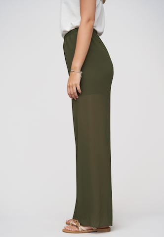 Wide leg Pantaloni di Cloud5ive in verde