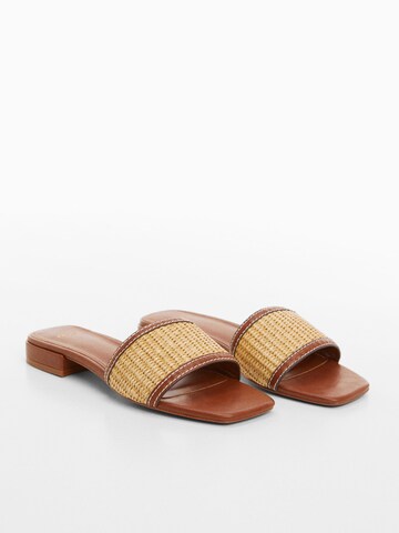 MANGO Mules 'PALA' in Brown