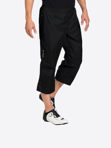 VAUDE Regular Outdoor Pants 'Drop' in Black