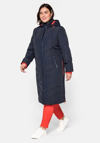 SHEEGO Winter coat in Blue: front