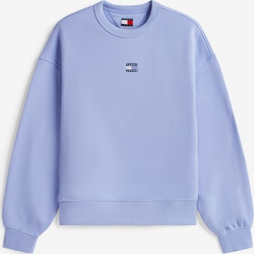 Tommy Jeans Суичър в синьо: отпред