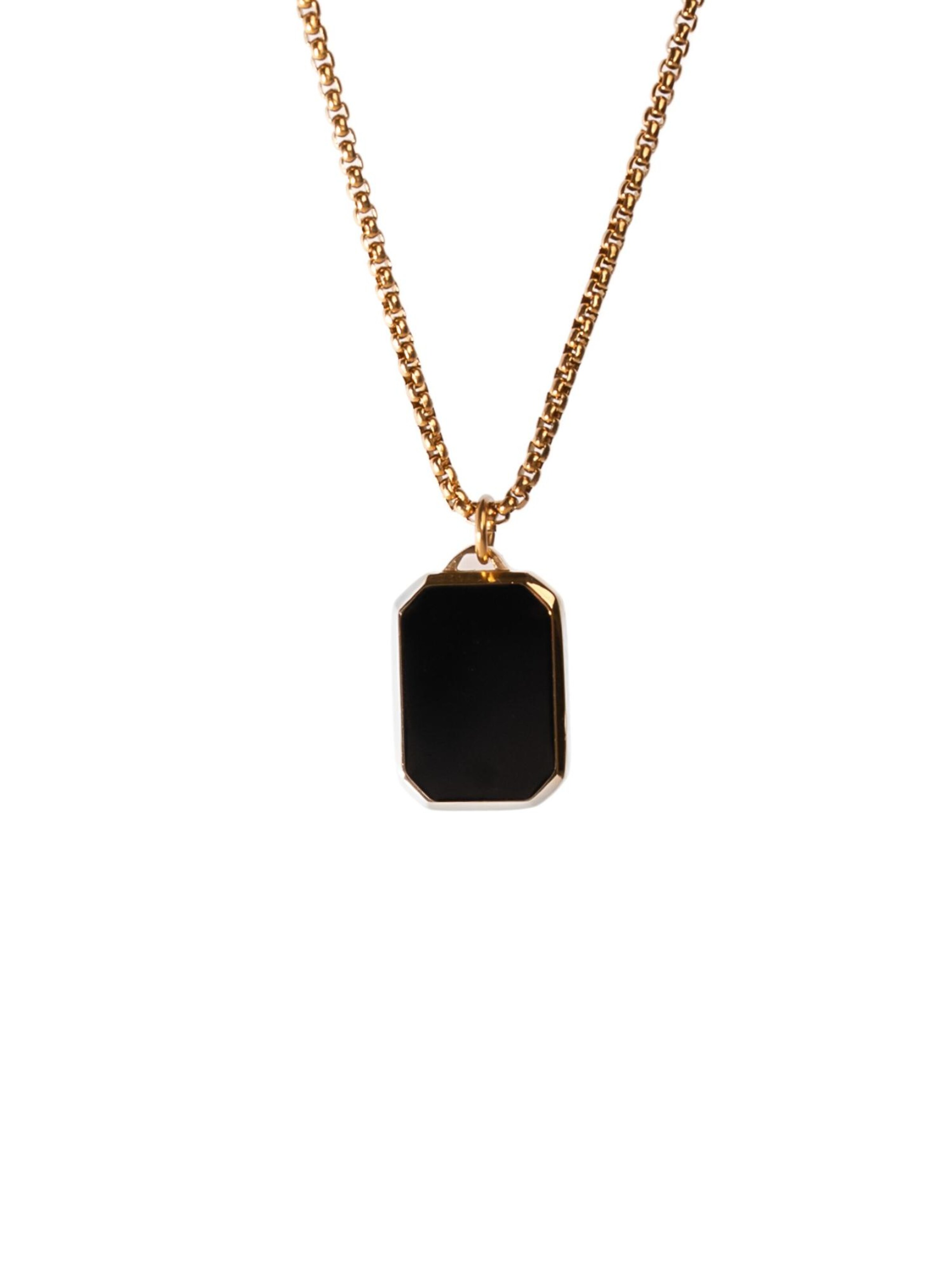 Eternal Necklace 'Onyx' in Gold