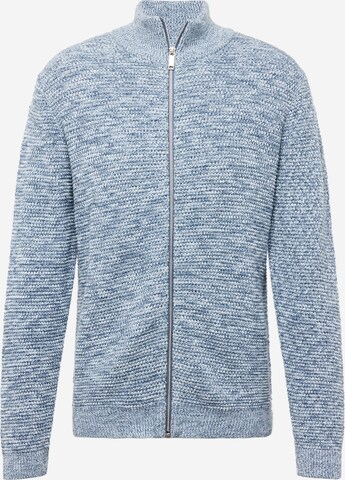 SELECTED HOMME Gebreid vest 'VINCE' in Blauw: voorkant