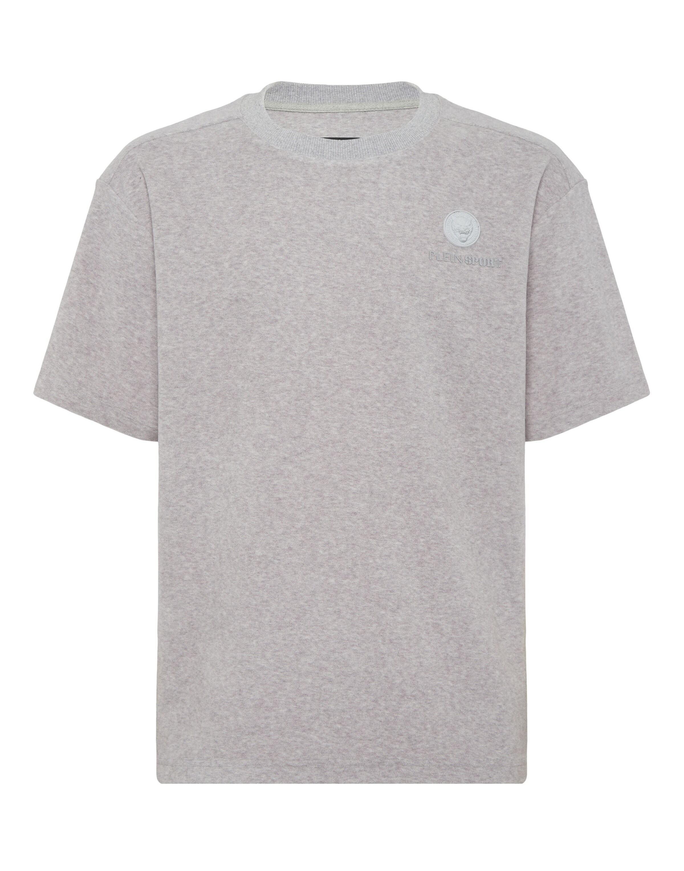 T-Shirt Plein Sport en gris : devant