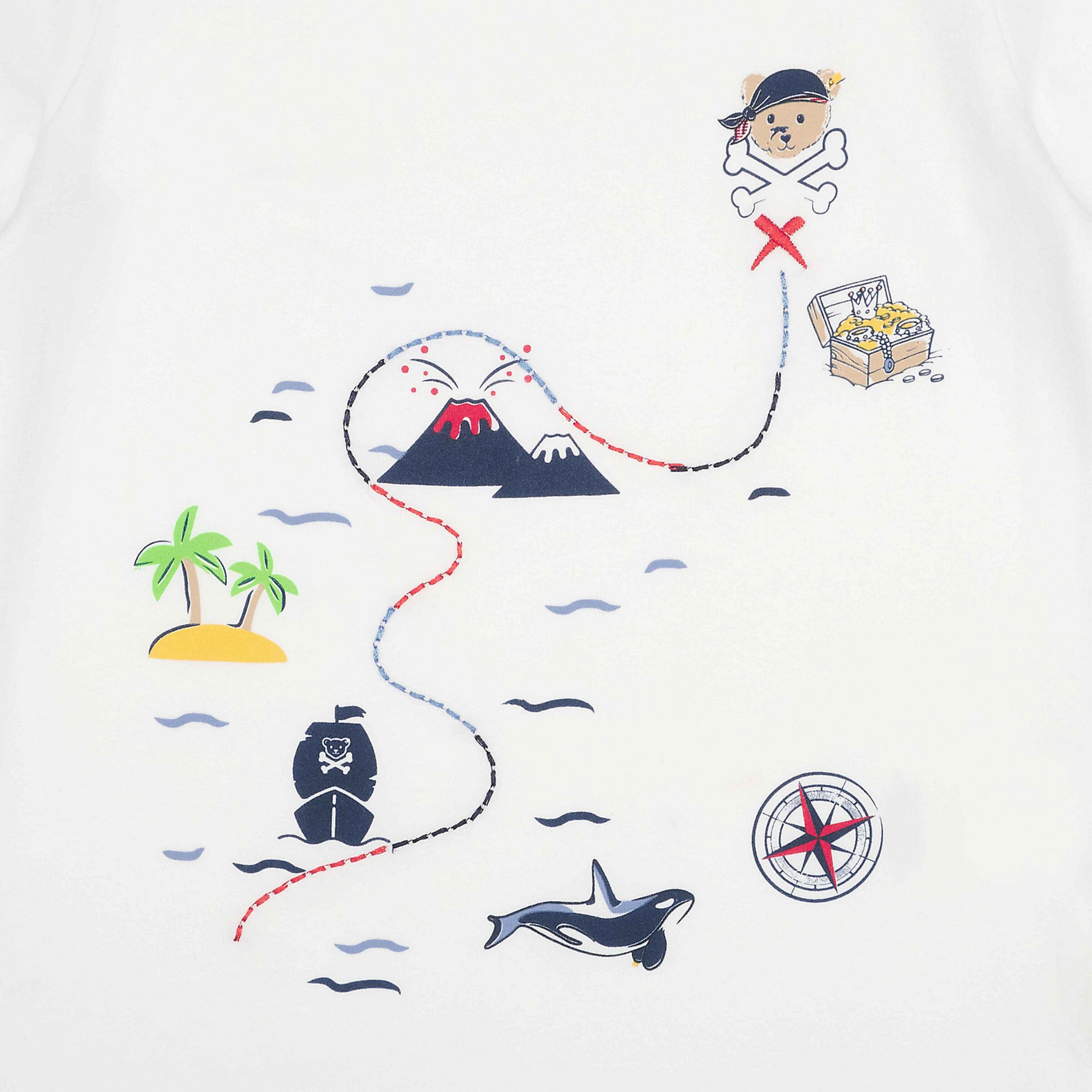 Kinder Kids (Gr. 92-140) STEIFF Shirt in Weiß - AI55755 Kinder Kids (Gr. 92-140) STEIFF Shirt in Weiß - AI55755