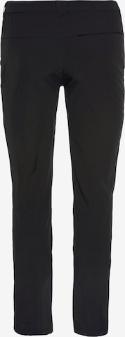 POLARINO Regular Outdoorhose in Schwarz