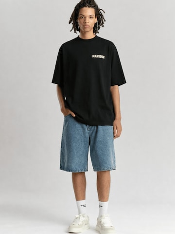 Mansour Shirt 'Paris College T-shirt' in Schwarz: Vorderseite